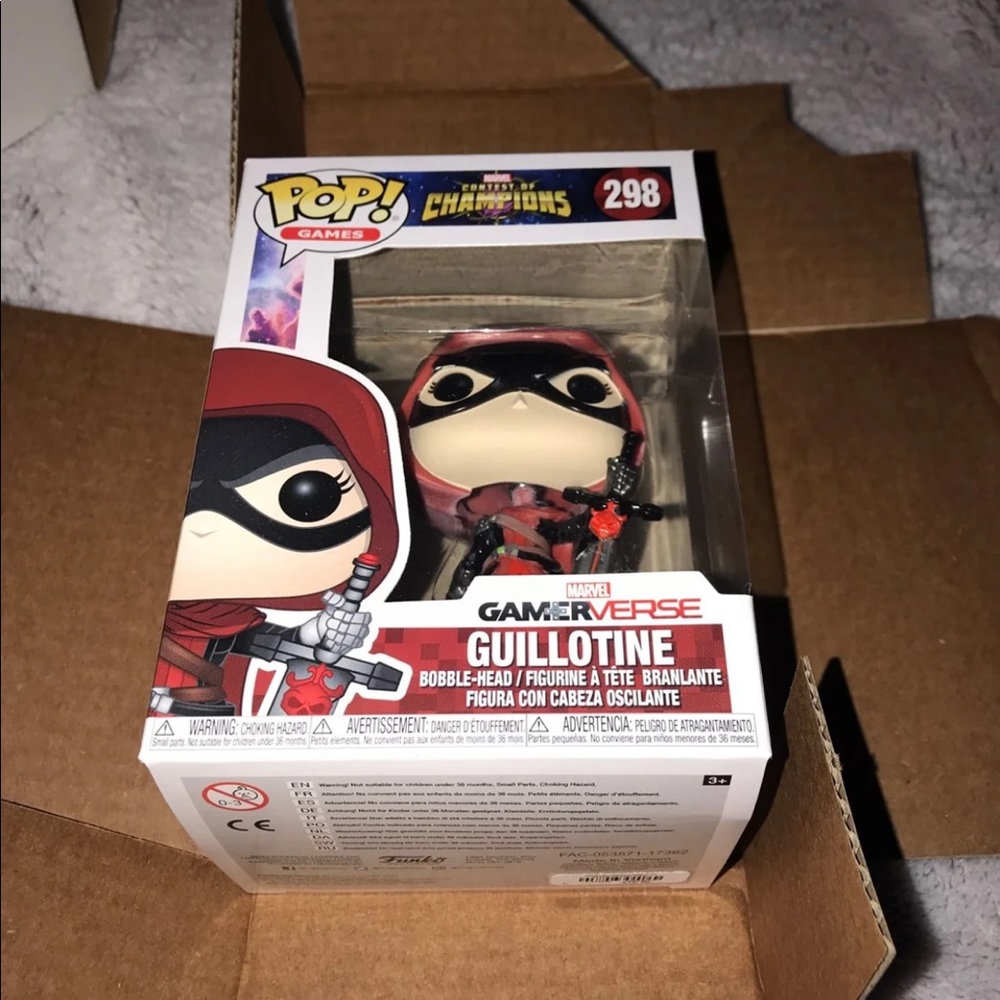 Funko pop.  Guillotine.